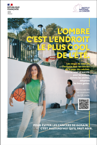 Vignette affiche prévention solaire ville