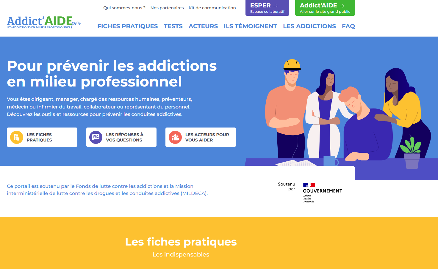 Addict’AIDE Pro – Les addictions en milieu professionnel